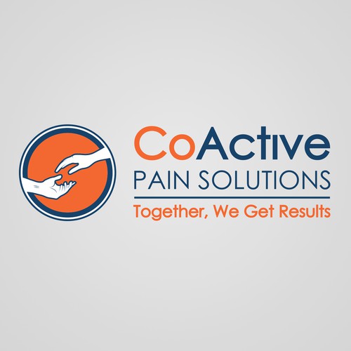 Create a logo showing bright health and a way out of pain!
