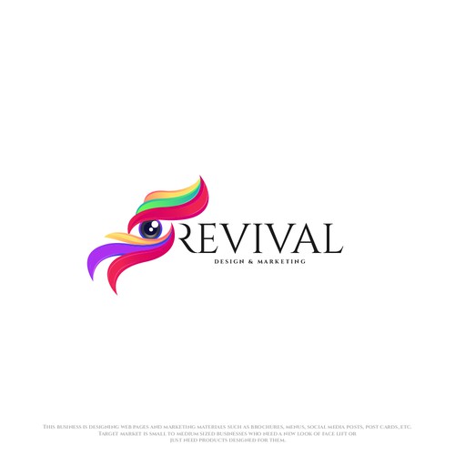 creative logo for revival brand and marketing