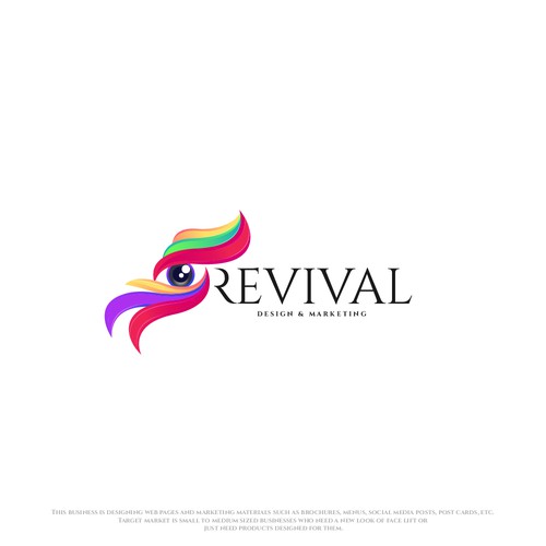 creative logo for revival brand and marketing