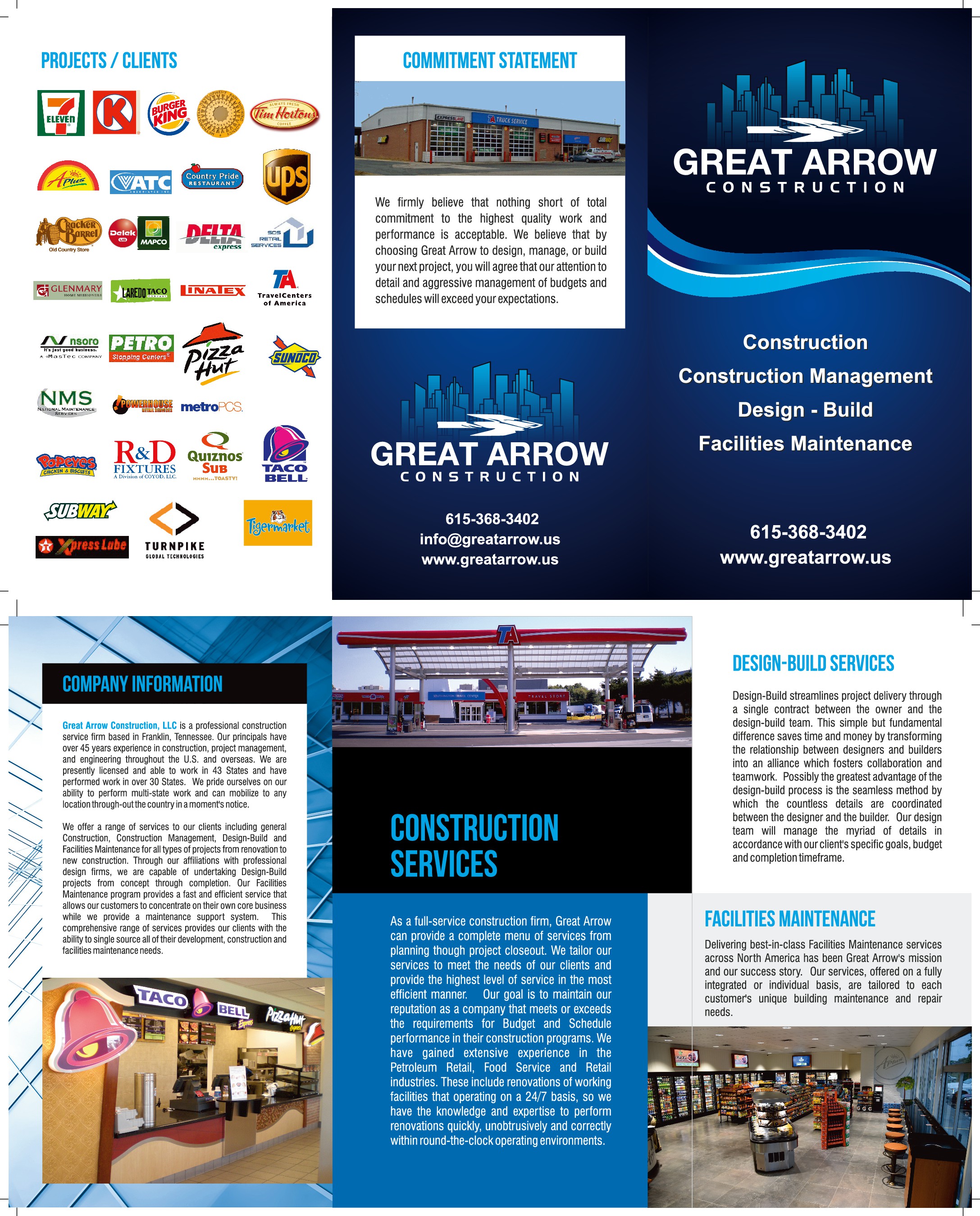 Design an "Eye Catching" brochure for potential new customers!