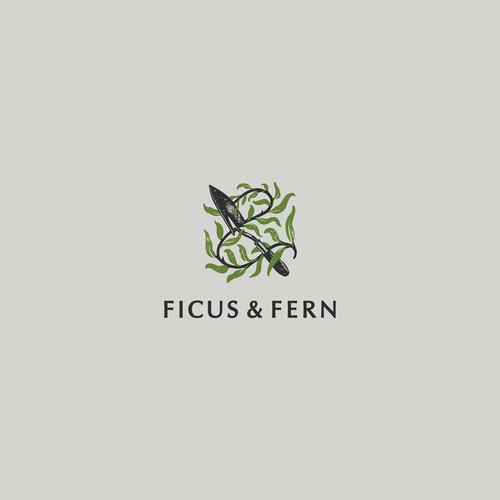 Indoor House Plant Logo Shop Logo