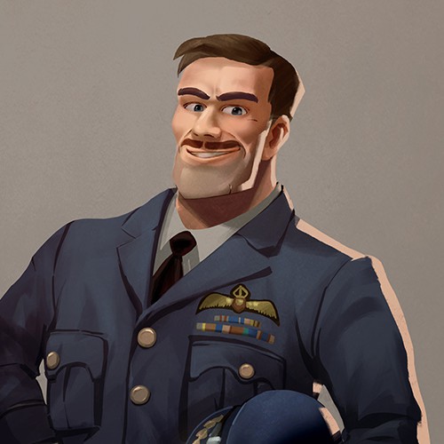 Character design- British Pilot