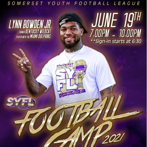 SYFL Football Camp flyer