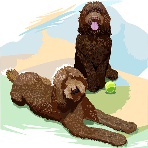 Illustration of pets