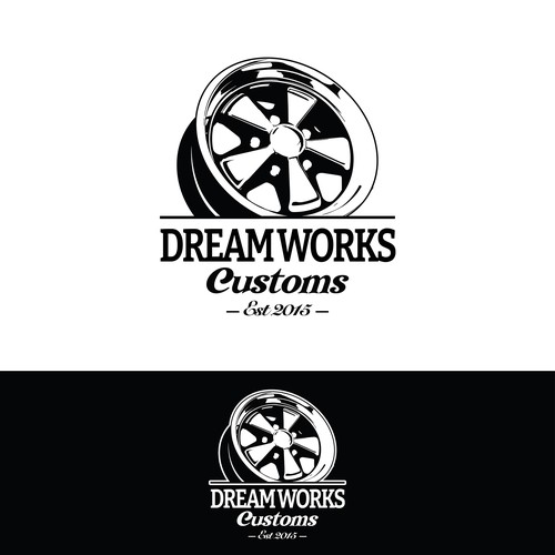 Logo Concept Design for Dream Works Customs