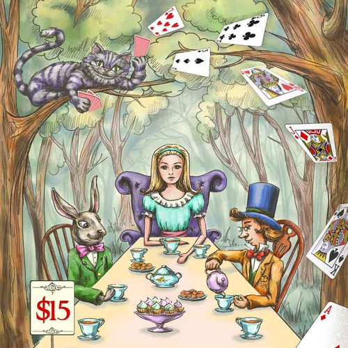 Alice in Wonderland - live children's theatre flyer!!