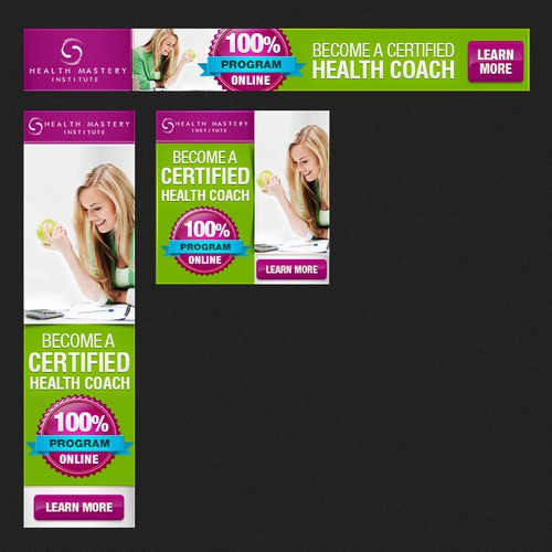 DESIGN EYE CATCHING BANNER AD FOR NUTRITION SCHOOL
