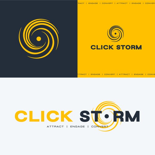 Click storm logo contestant