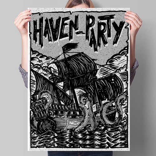 poster illustration for music festival