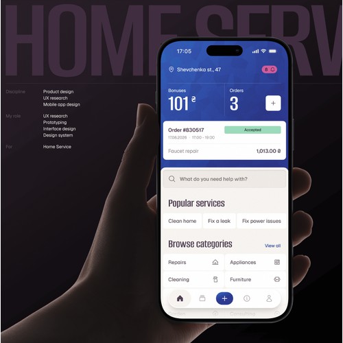 Home Service iOS App