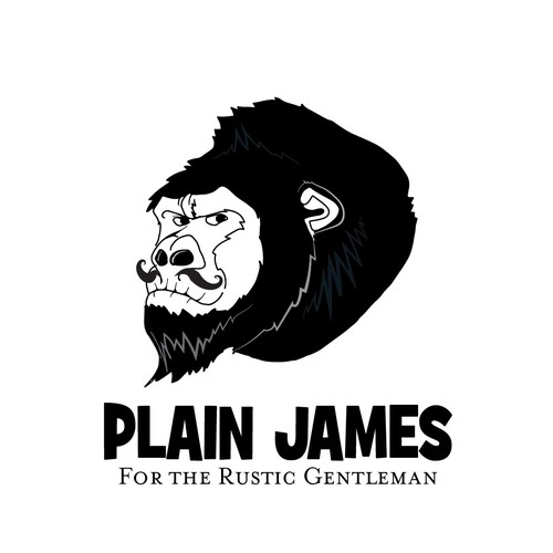 Plain James draft logo