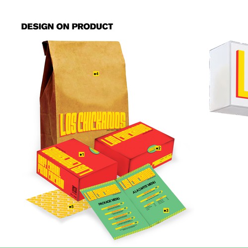 Pacakaging design for Los Chickanos