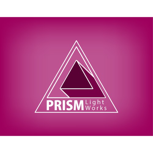 Create a logo for 'Prism Light Works' a creative media production company
