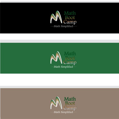 Create a logo for Math Boot Camp, a company founded by educators turned entrepreneurs!