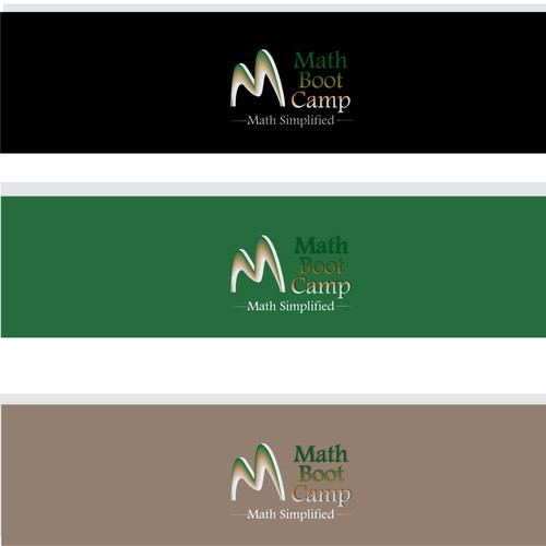 Create a logo for Math Boot Camp, a company founded by educators turned entrepreneurs!