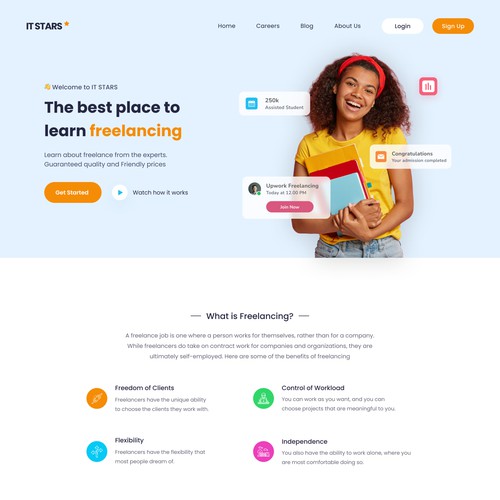 Online Course Landing Page