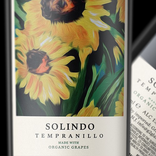 Organic wine label project