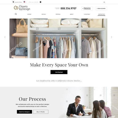 Creative closset website