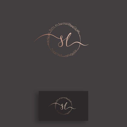 Unique logo concept for Sally de Lasteyrie - jewelry brand