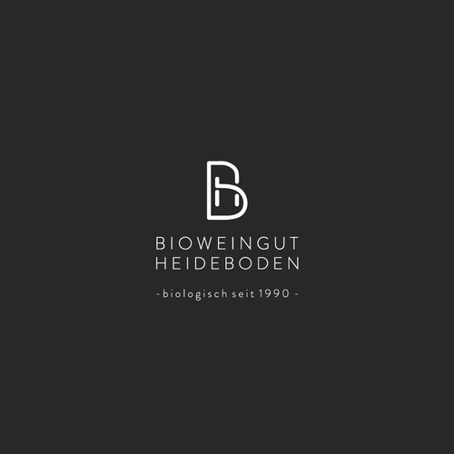 logo concept for a biological winegrowing company