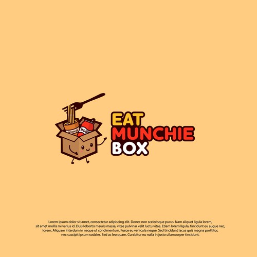 Logo concept for Eat Munchie Box