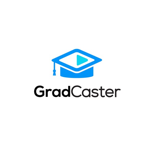 GradCaster Logo Design