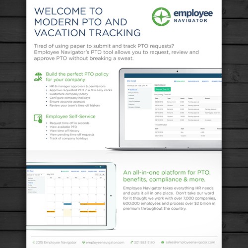 Flyer for employee navigator