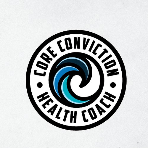 emblem logo for health and fitness coaches
