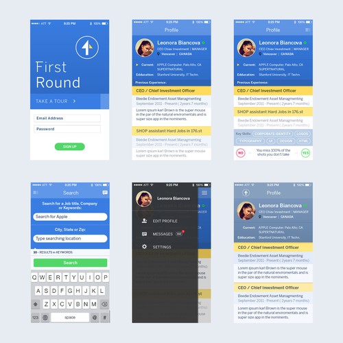 First Round Mobile Application