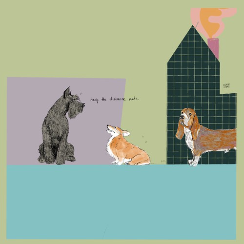 Illustration for the Corgi dog company