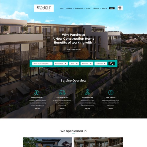 Real estate website