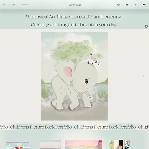 Kerry Ross Children's Art Design SEO