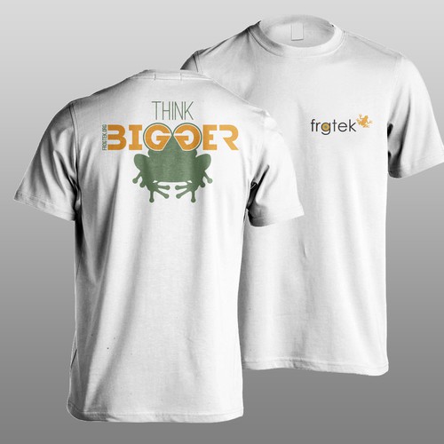 t shirt design for frogtek