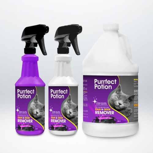 Cat Stain & Odor Remover Product Label