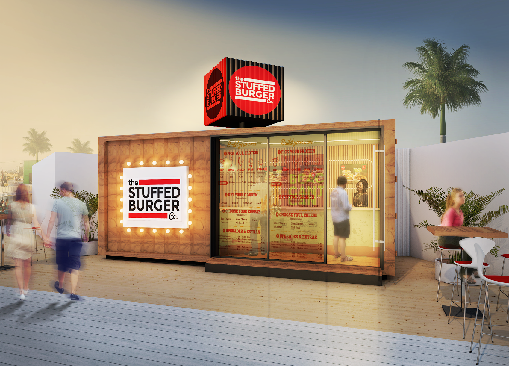 Guaranteed! Container External and Internal Design for Dubai Food Festival!