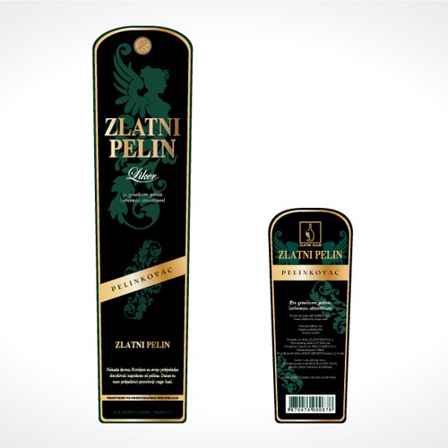 Re-design label for ZLATNI PELIN liker