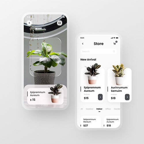 Plant shop app concept 🌿