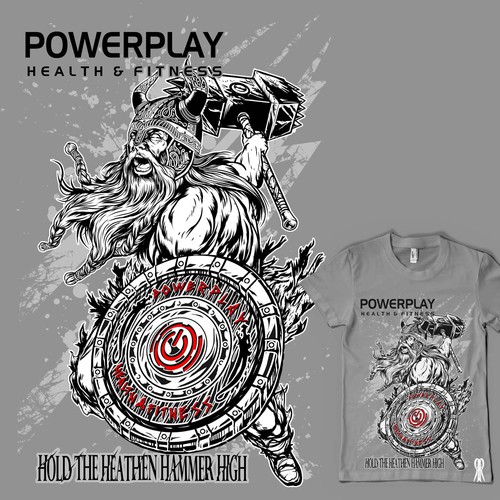 Create a Must Have T-Shirt Print Design for an Awesome Heavy Lifting Gym