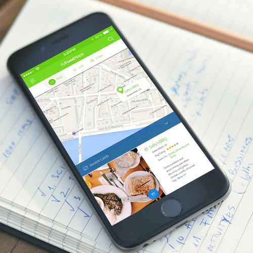Create New Mobile App Experience for TVFoodmaps
