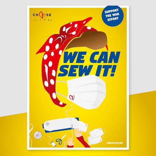 Plakat – We can sew it