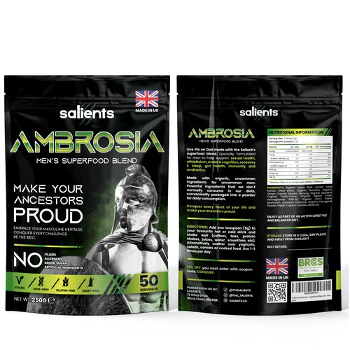 Ambrosia packaging