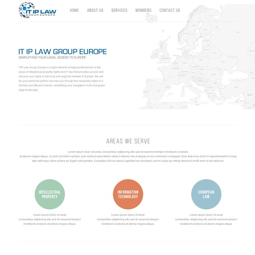 Design a cool, but trustworthy and functional lawyer's website 