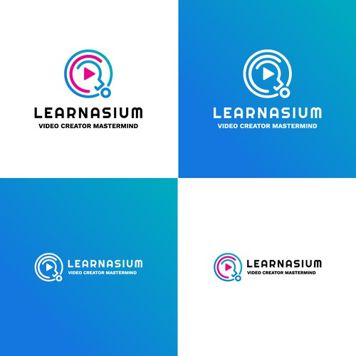 Fun logotype for an online video education platform