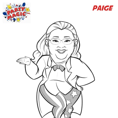 Sketch of Paige the Magician