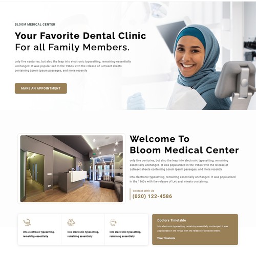 Website Design for Bloom Medical Center