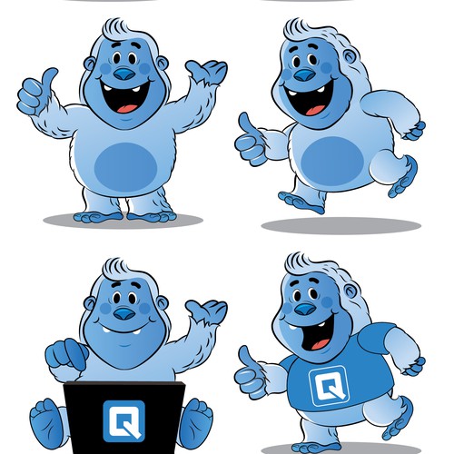 Quip yeti mascot