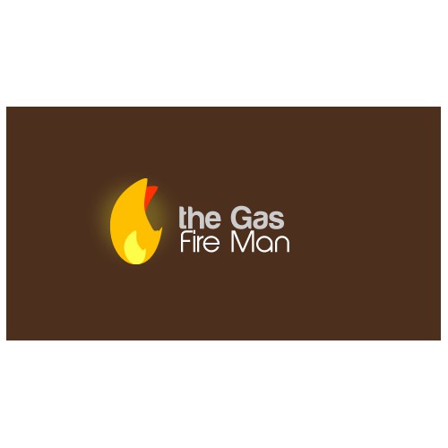 logo for The Gas Fire Man