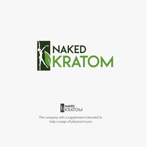 bold logo concept for NAKED KRATOM