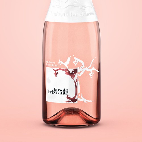 Label for rosato sparkling