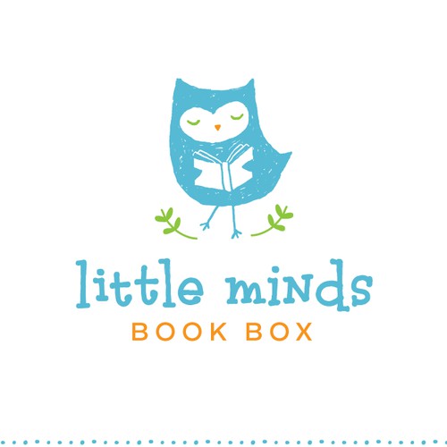 Design a fun, playful logo for a children's book subscription service